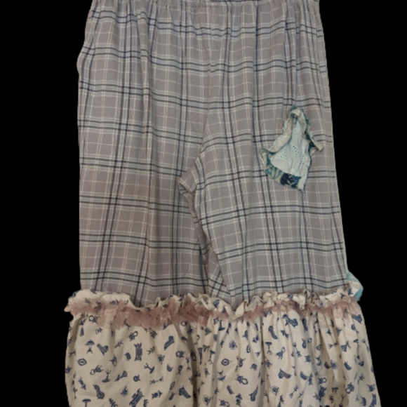 Bloomers Up cycled OOAK Festival Boho Hippie Cottage Core Pants - Picture 7 of 9